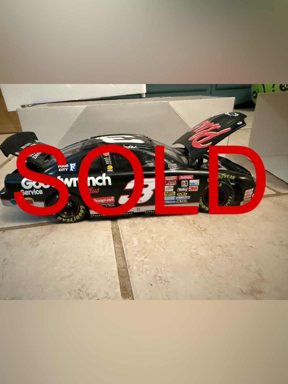 Goodwrench Black #3 Die-Cast Racing Car Model
